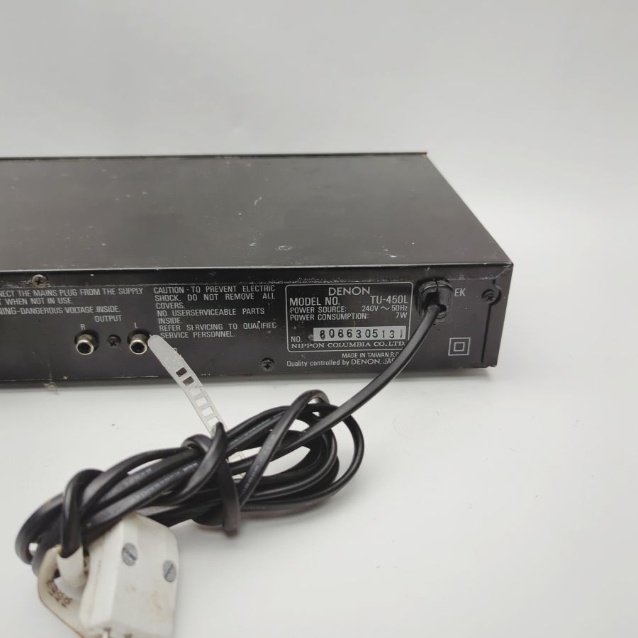 Faulty DENON TU-450L Black Precision Audio Component AM/FM Stereo Radio Tuner – image 8
