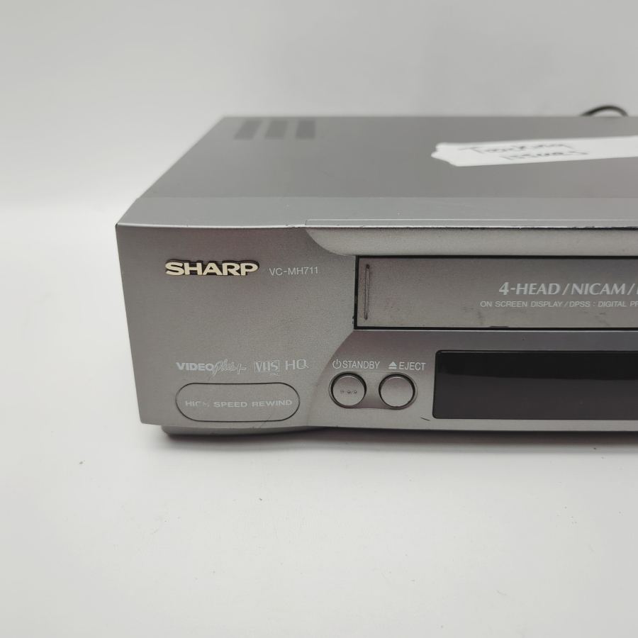 Faulty SHARP VC-MH711HM 4-Head Nicam Video Cassette Recorder - Black – image 2