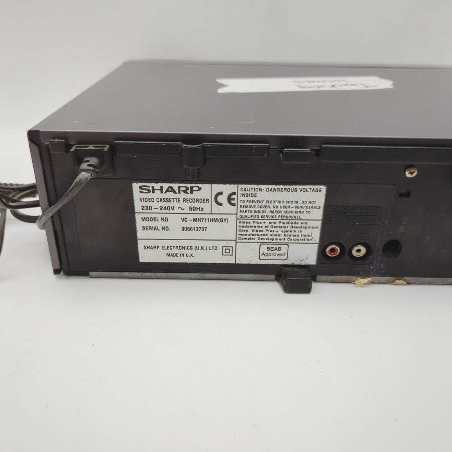 Faulty SHARP VC-MH711HM 4-Head Nicam Video Cassette Recorder - Black – image 8