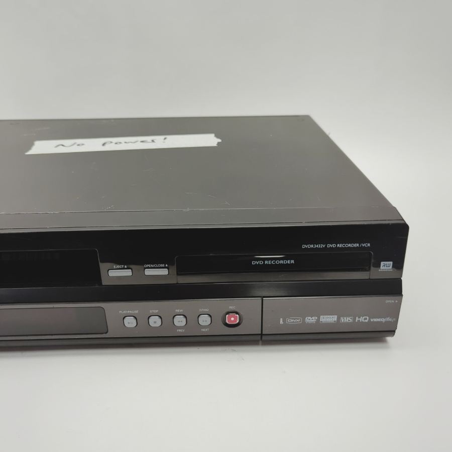 Faulty Philips DVDR3432V Black Dolby Digital DVD/VCR Recorder Home Cinema System – image 3