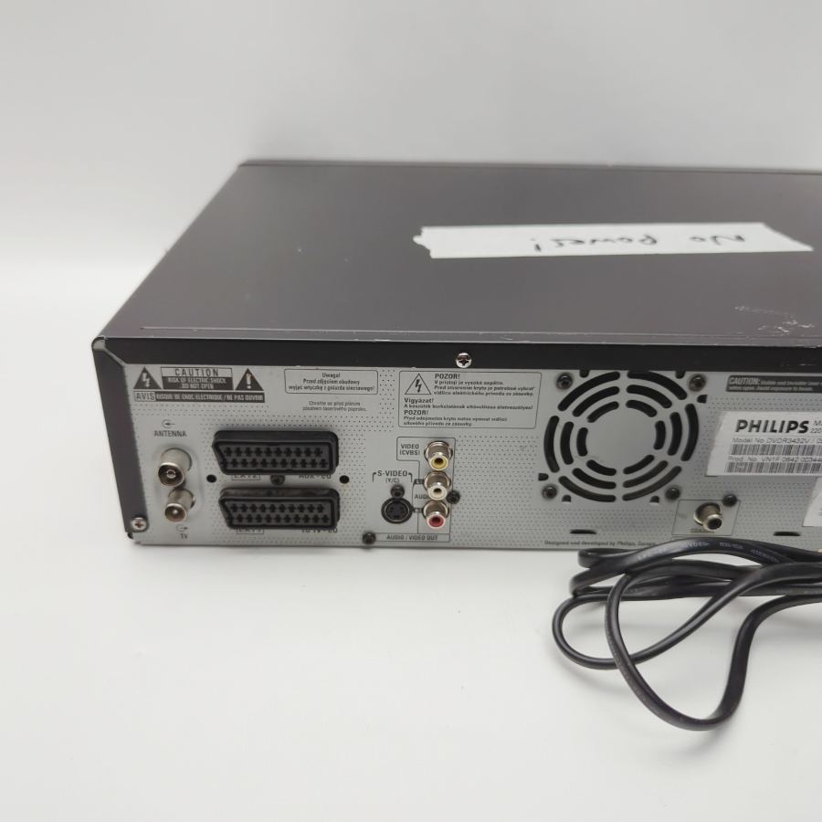 Faulty Philips DVDR3432V Black Dolby Digital DVD/VCR Recorder Home Cinema System – image 7