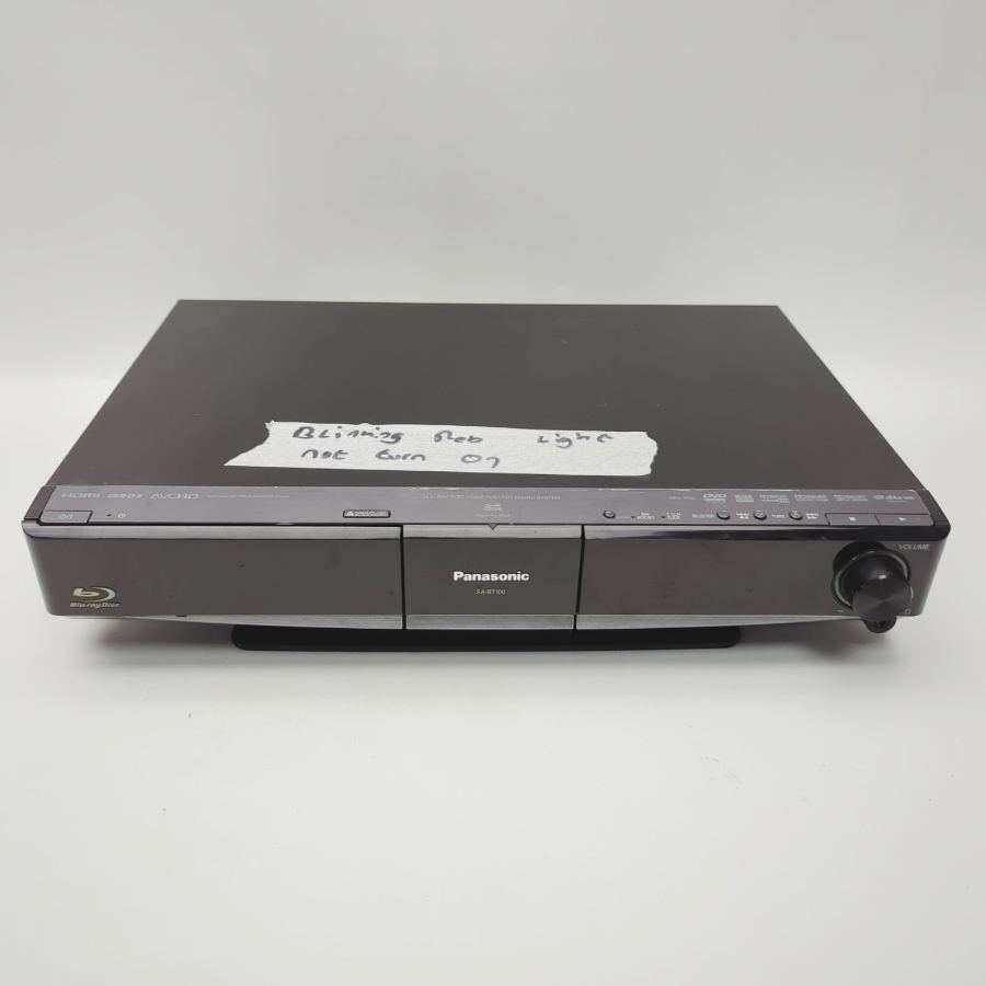 Faulty Panasonic SA-BT100 Black HDMI Blu Ray Disc Home Theater Sound System