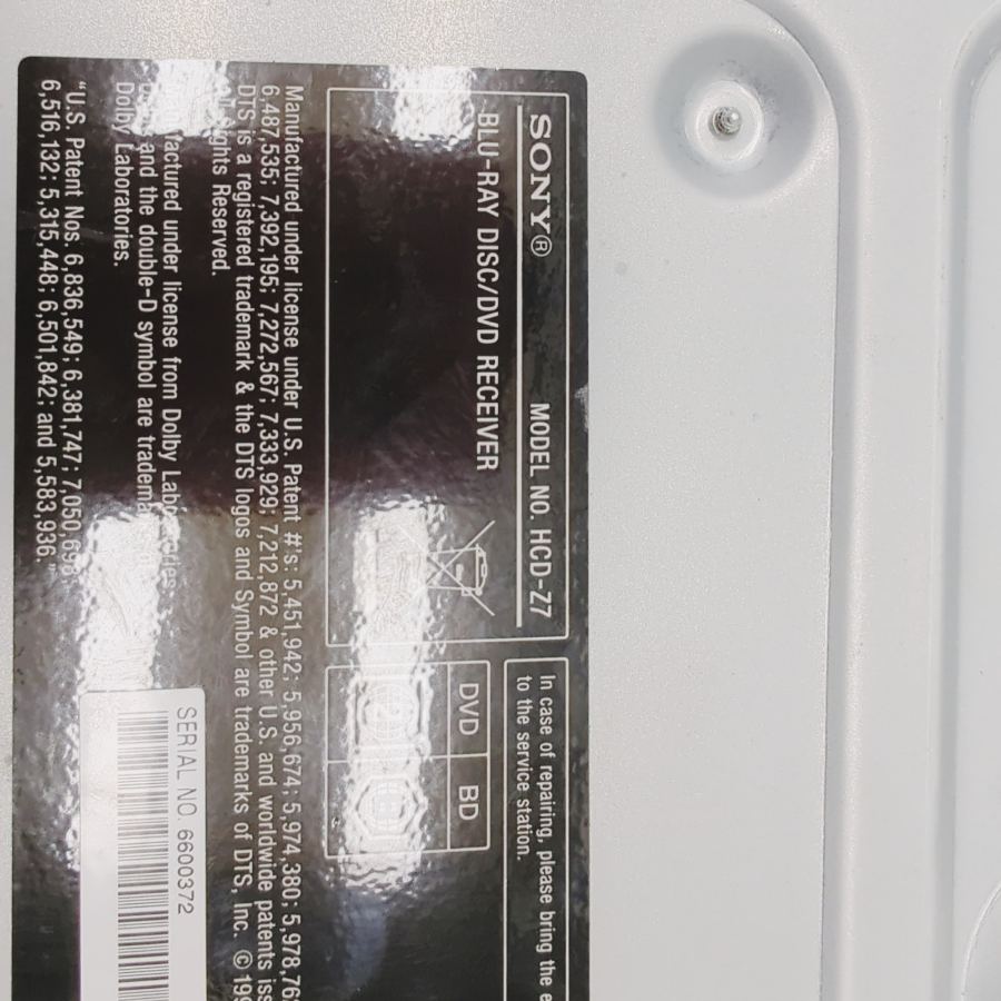 Sony HCD-Z7 Black And White DVD With Disc Tray Home Theater Speaker System – image 11