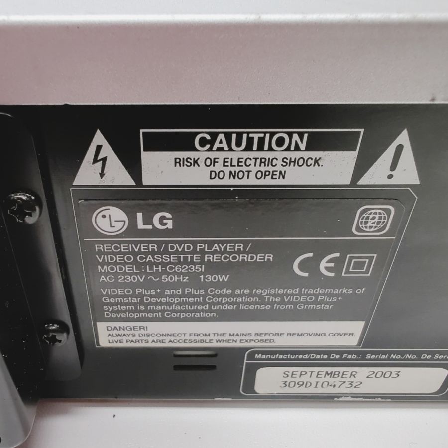 Representative photograph of the same model: LG LH-C6235l Silver VHS DVD Hi-Fi Surround Home Cinema System Tested And Working – image 9