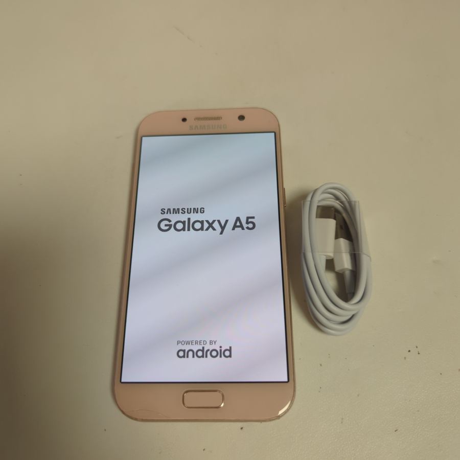 Samsung Galaxy A5 2017 32GB Pink 4G Android Smartphone SM-A520F CRACKED BACK
