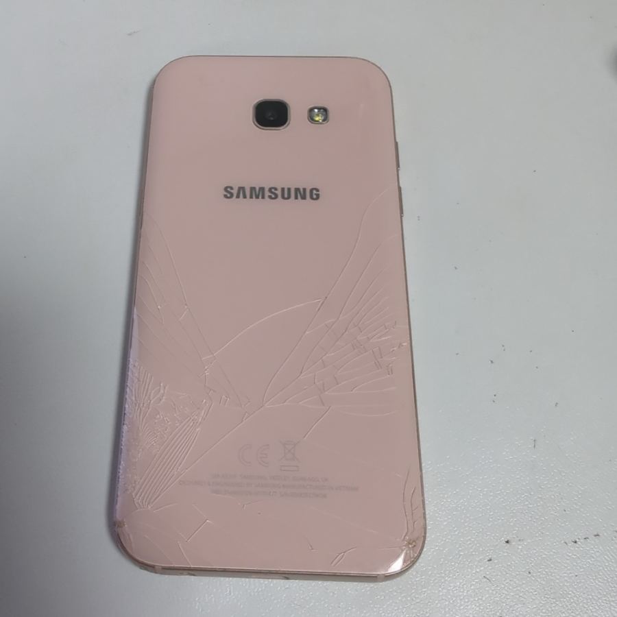 Samsung Galaxy A5 2017 32GB Pink 4G Android Smartphone SM-A520F CRACKED BACK – image 2