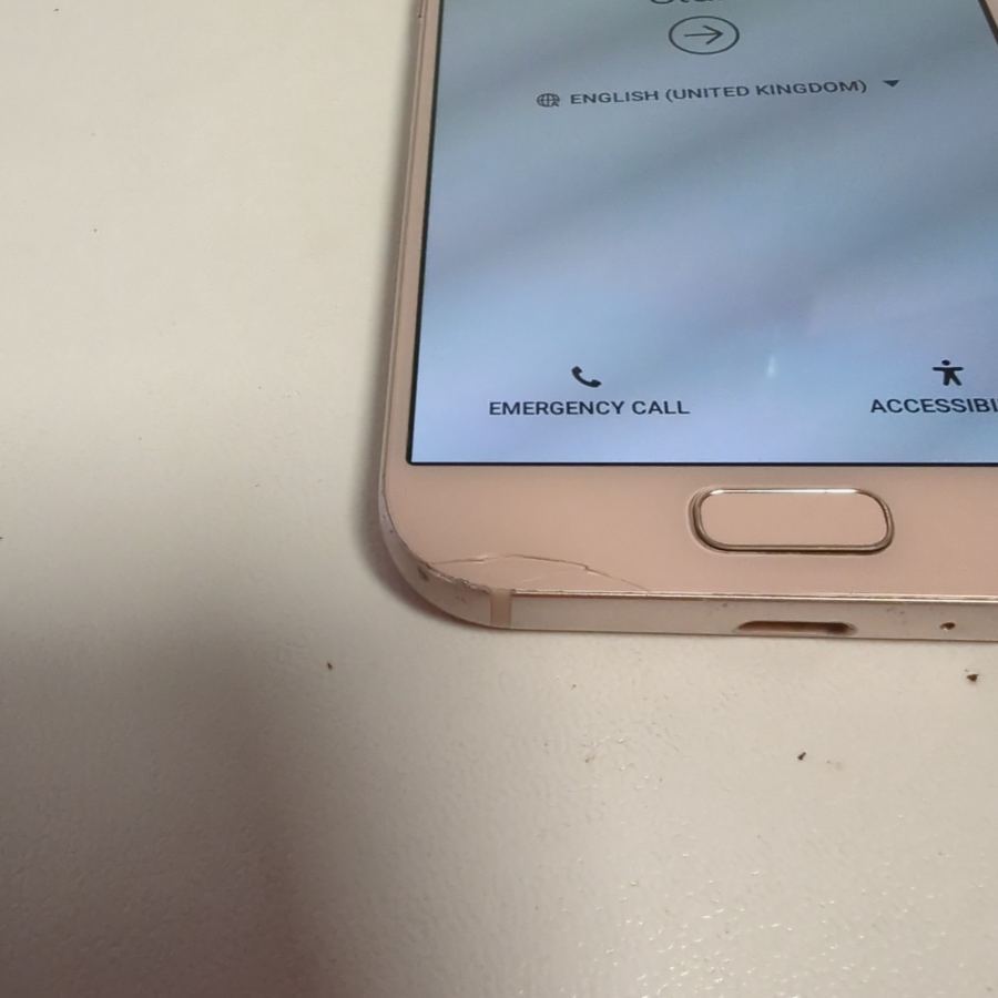 Samsung Galaxy A5 2017 32GB Pink 4G Android Smartphone SM-A520F CRACKED BACK – image 3