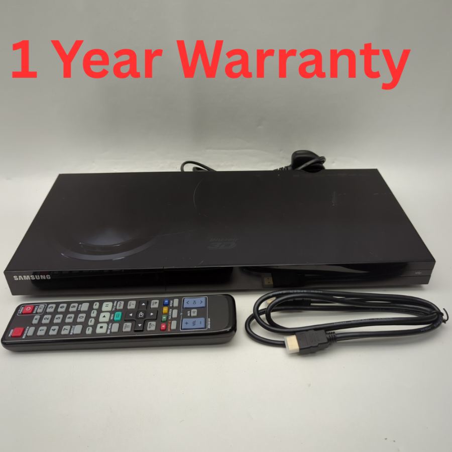 Samsung BD-C6900 Blu-ray & DVD Player 7.1 surround Remote HDMI 3D Sleek Black