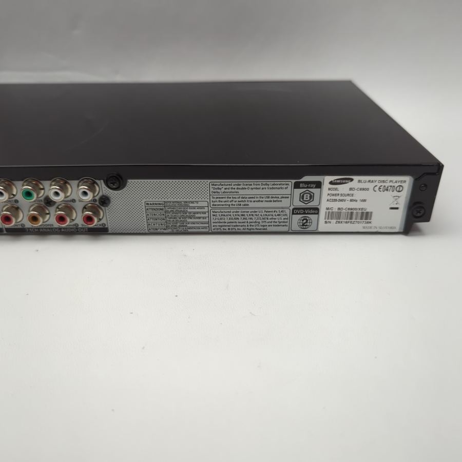 Samsung BD-C6900 Blu-ray & DVD Player 7.1 surround Remote HDMI 3D Sleek Black – image 8