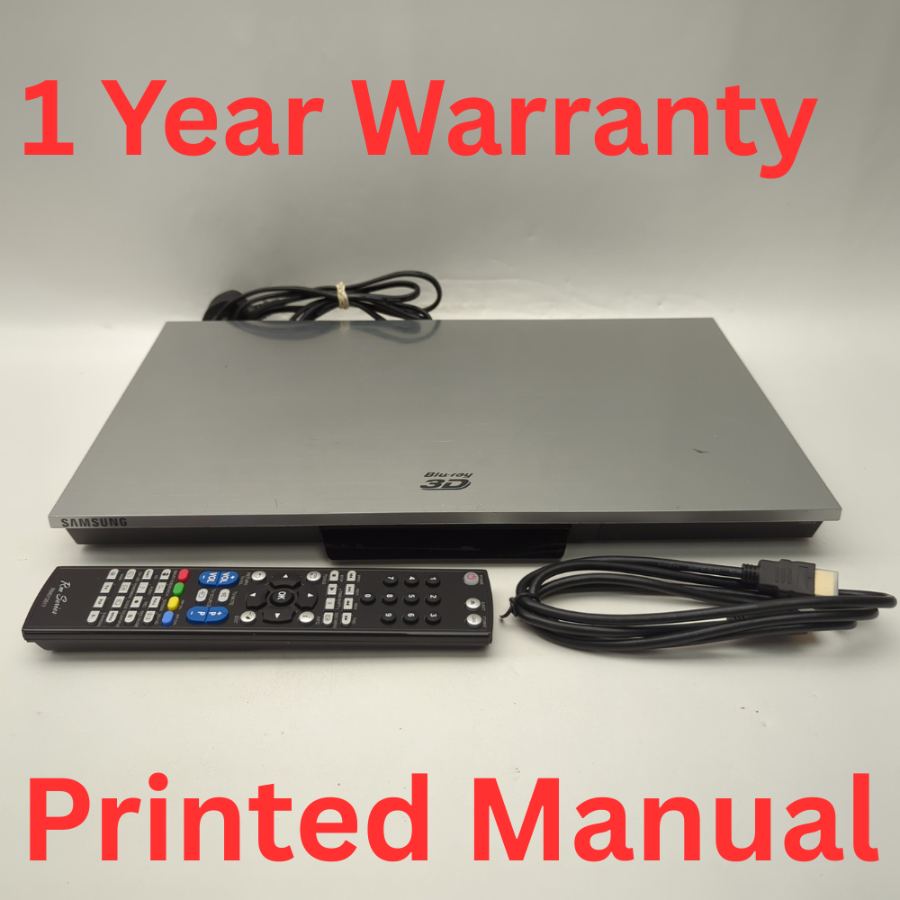 Samsung BD-D6900M Freeview Blu-ray DVD Disc Player HDMI Optical Out Warranty