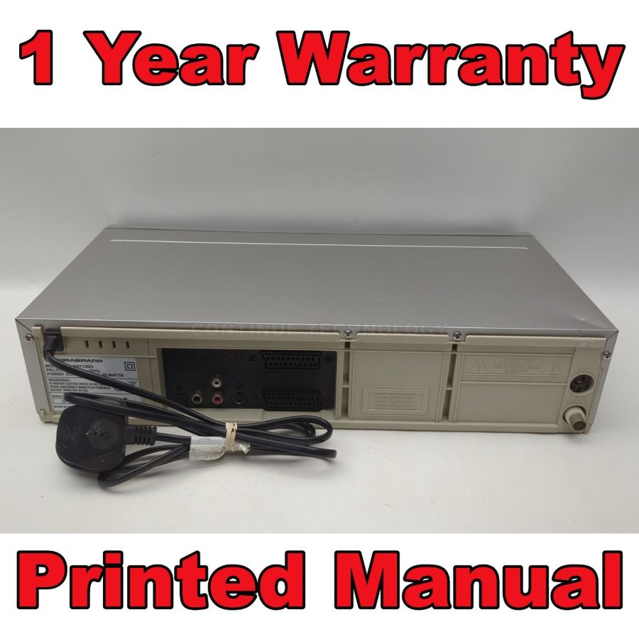 Representative photograph of the same model: Durabrand H9713BD DVD VHS Combo SCART to 4-Head VCR Player + Remote Warranty – image 7