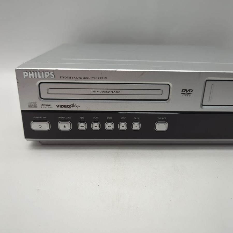 Representative photograph of the same model: Philips DVD755VR/05 DVD VHS VCR Combo SCART to HDMI Adapter Remote AV Leads – image 4