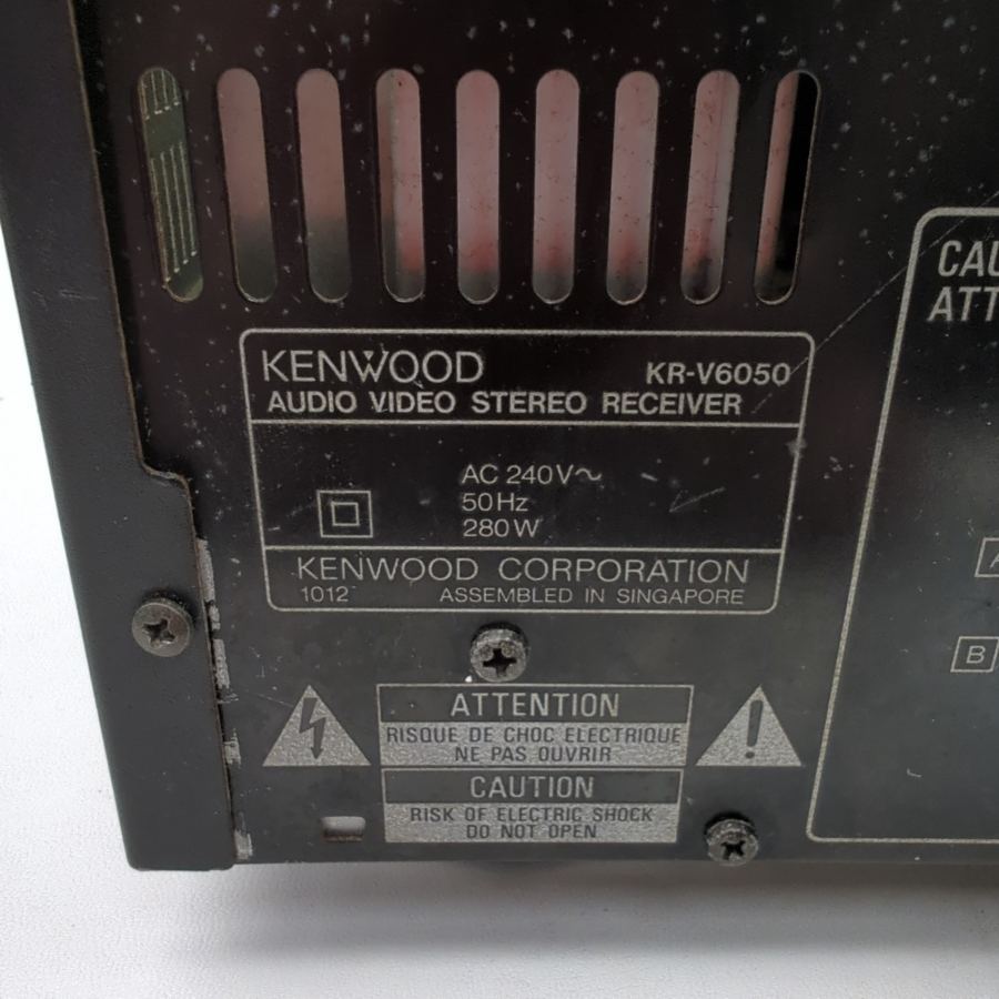 Kenwood KR-V6050 Amplifier AV Stereo Receiver 280W Phono CD Tuner Tape – image 8