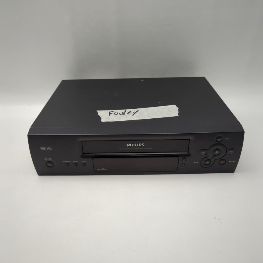 Faulty Philips VR165/05 VHS VCR Playback & Recording SCART 90s 2000s movie prop