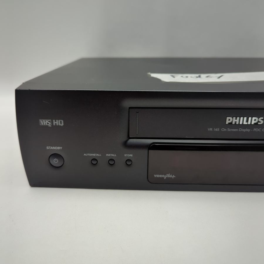 Faulty Philips VR165/05 VHS VCR Playback & Recording SCART 90s 2000s movie prop – image 2