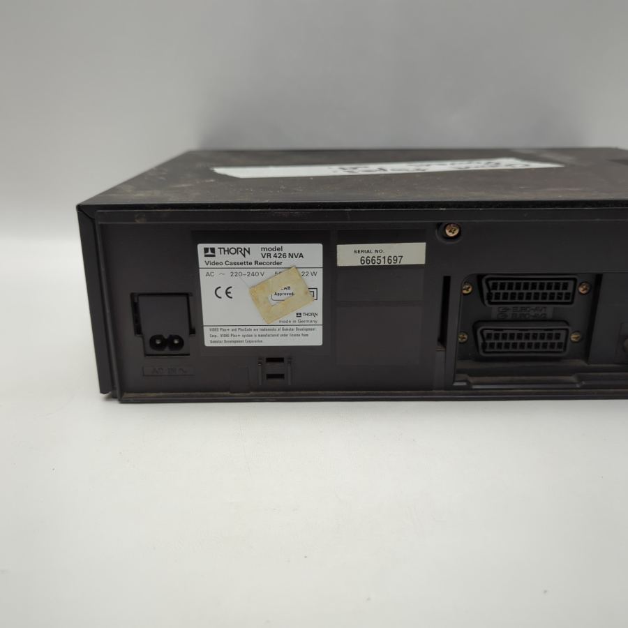 Faulty Thorn VR426 NVA VHS Video Cassette Recorder 6-Head Long Play prop – image 7
