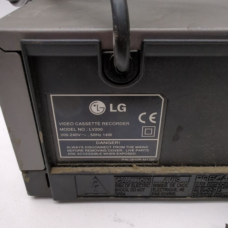 Faulty LG LV200 Video Cassette Recorder VCR For Parts/Repair – image 10