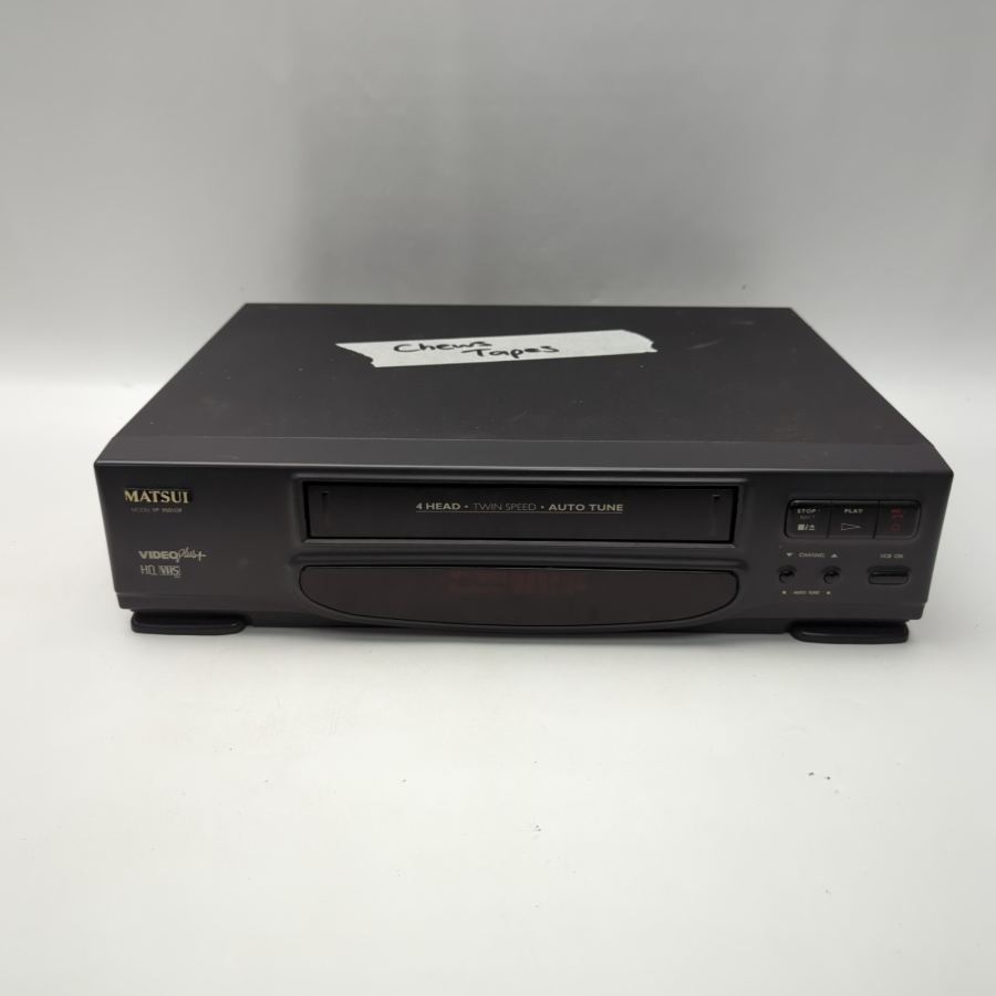 Matsui VP9501P Mark II VHS Video Cassette Recorder VCR – For Parts/Repair
