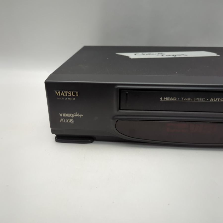 Matsui VP9501P Mark II VHS Video Cassette Recorder VCR – For Parts/Repair – image 2