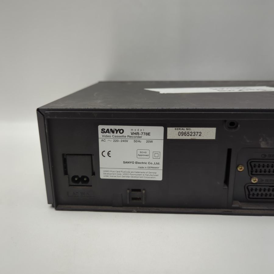 Faulty Sanyo VHR-778E Silver VHS Video Cassette Recorder VCR NICAM Hi-Fi Stereo – image 7