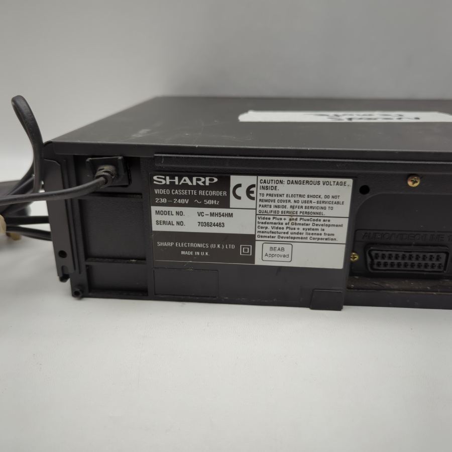 faulty Sharp VC-MH54HM VHS Video Cassette Recorder VCR 4-Head NICAM Hi-Fi – image 8