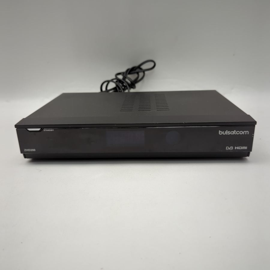 untested Bulsatcom ZHD200 DVB-S2 HD Black Satellite Receiver HDMI USB Ethernet