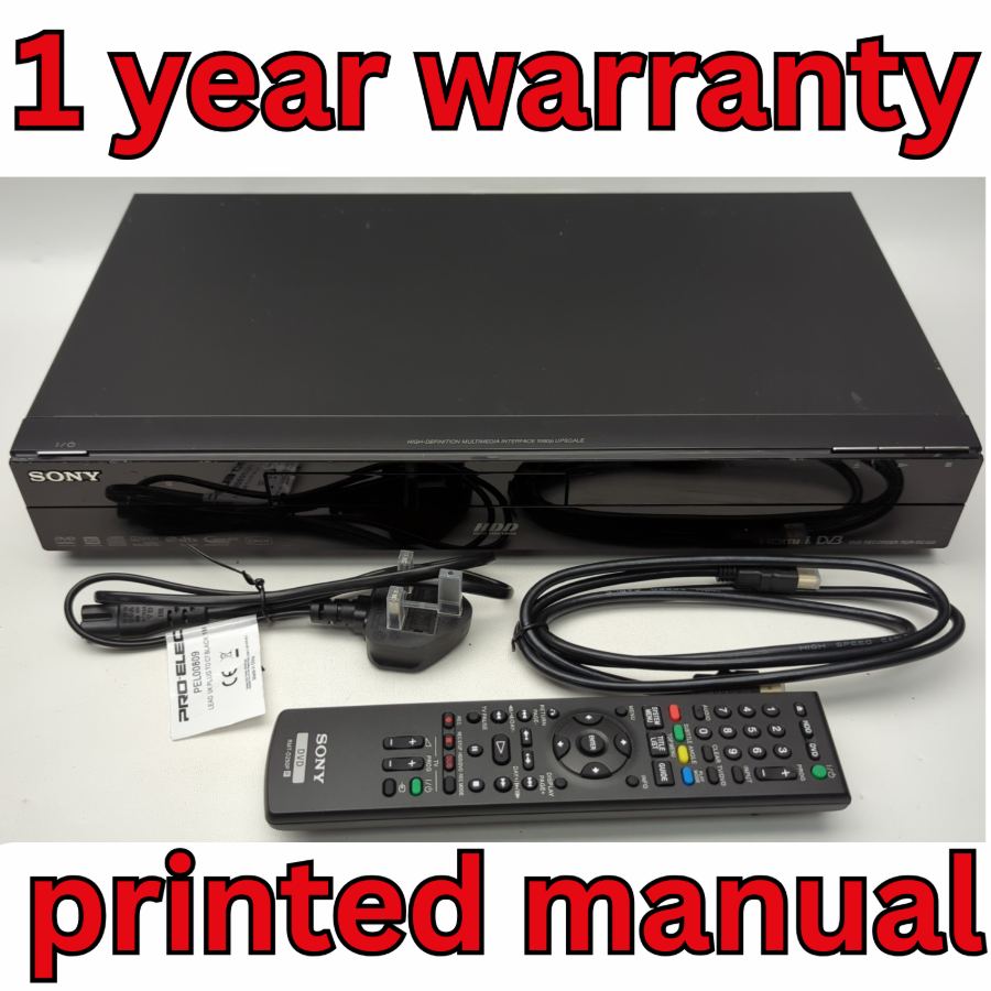 Sony RDR-DC100 DVD Recorder Black  (DVB) 1080p Twin-SCART HDMI Portable