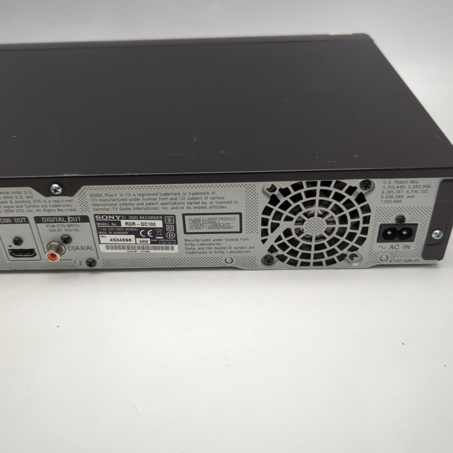 Sony RDR-DC100 DVD Recorder Black (DVB) 1080p Twin-SCART HDMI Portable – image 9