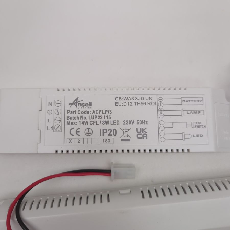 Representative photograph of the same model: ANSELL ACFLP/3 LED EMERGENCY LIGHTING PACK LED GU10 Or CFL – image 3