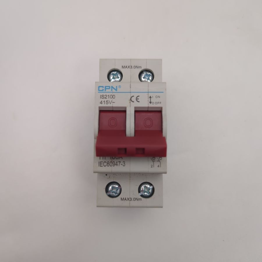 CPN IS2100 415V - Main Switch CPN IS2100 MAIN SWITCH DISCONNECTOR CPN 100 AMP