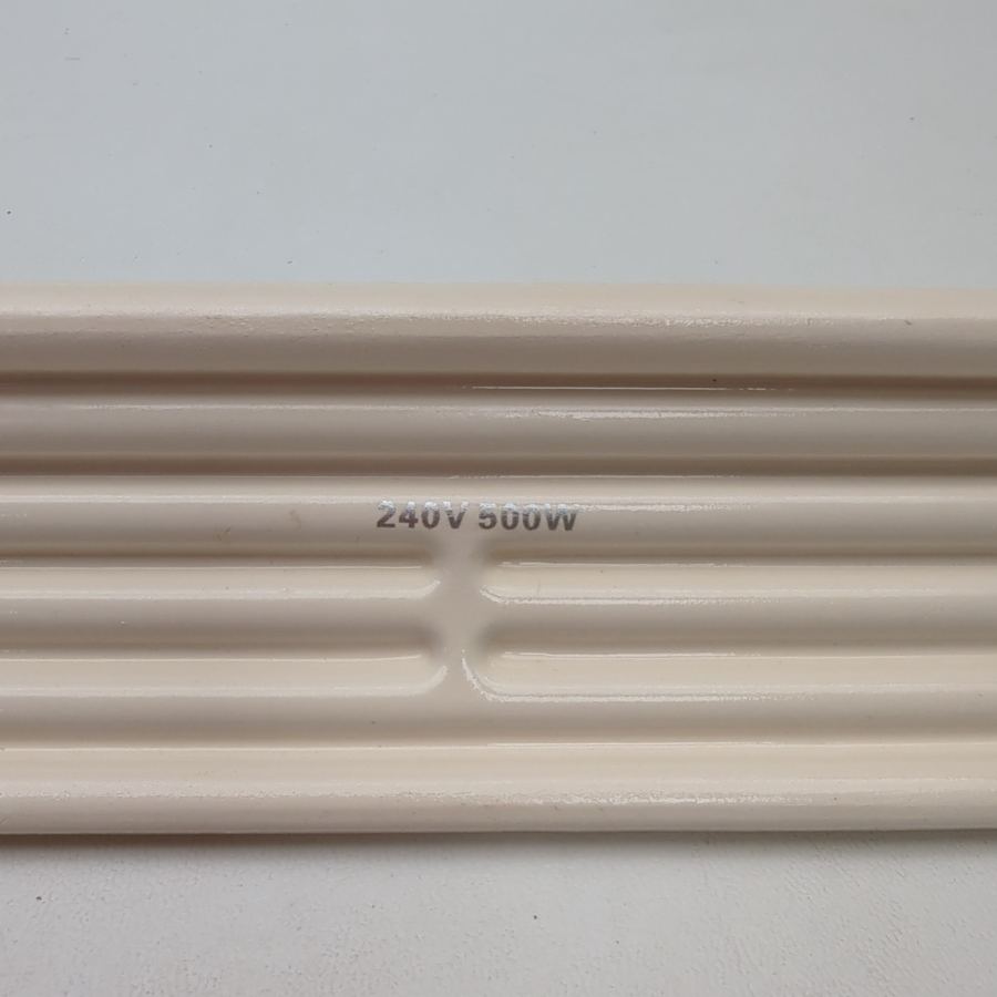 Representative photograph of the same model: Full Size Ceramic Infrared Heating Element | 245 x 60mm – 240v-500w – image 4