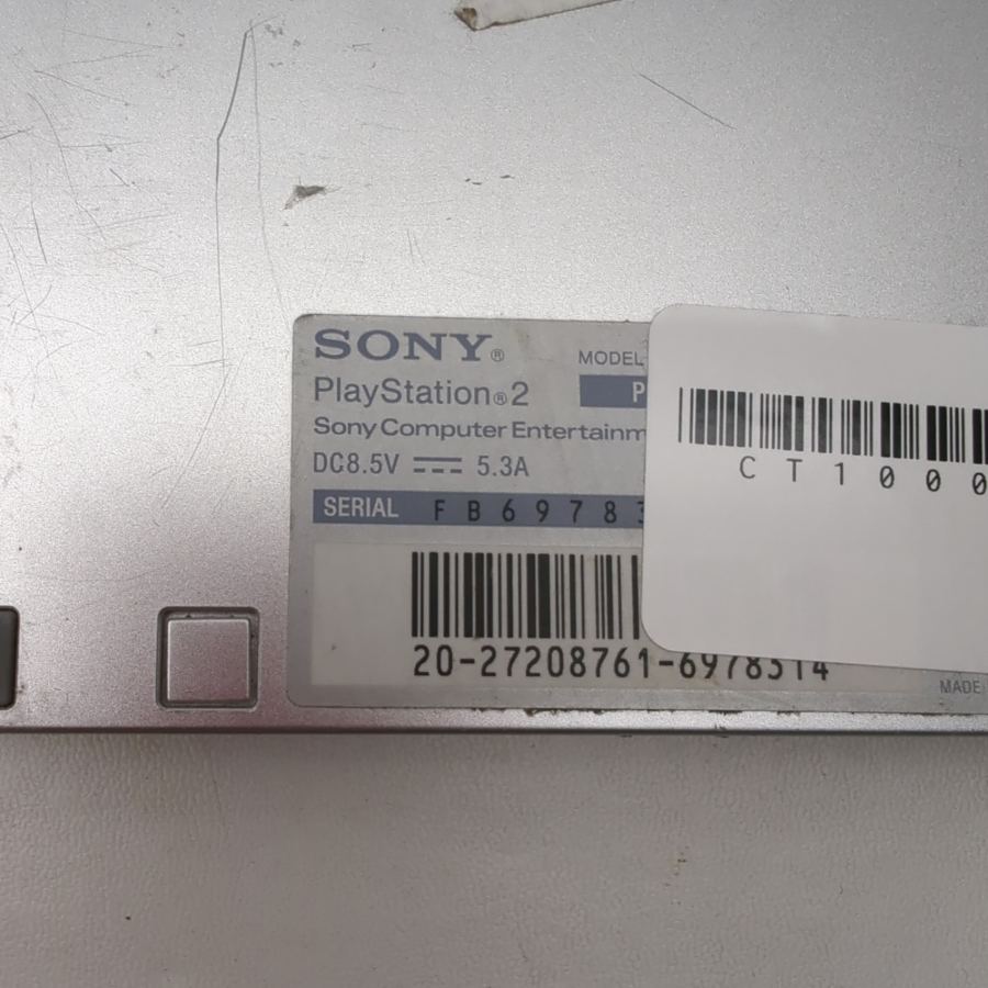 Sony PlayStation 2 PS2 Slim Silver Console Wireless Controller 128MB MC – image 2