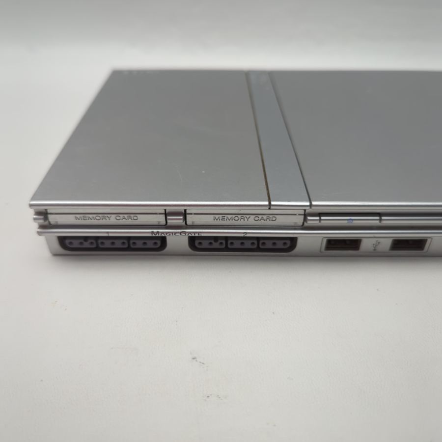 Sony PlayStation 2 PS2 Slim Silver Console Wireless Controller 128MB MC – image 9