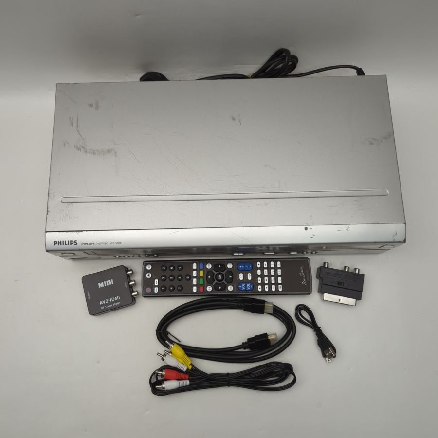 Philips DVP620VR/05 DVD VHS Combo 6 Head Stereo SCART Silver Tested Remote – image 3