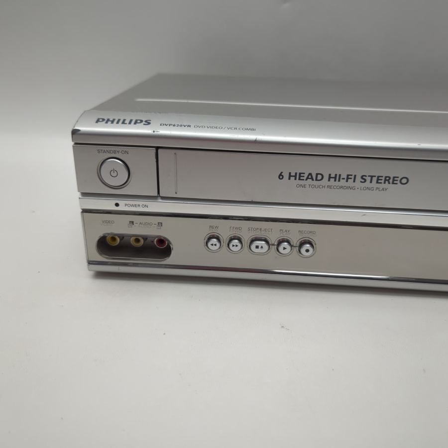 Philips DVP620VR/05 DVD VHS Combo 6 Head Stereo SCART Silver Tested Remote – image 5
