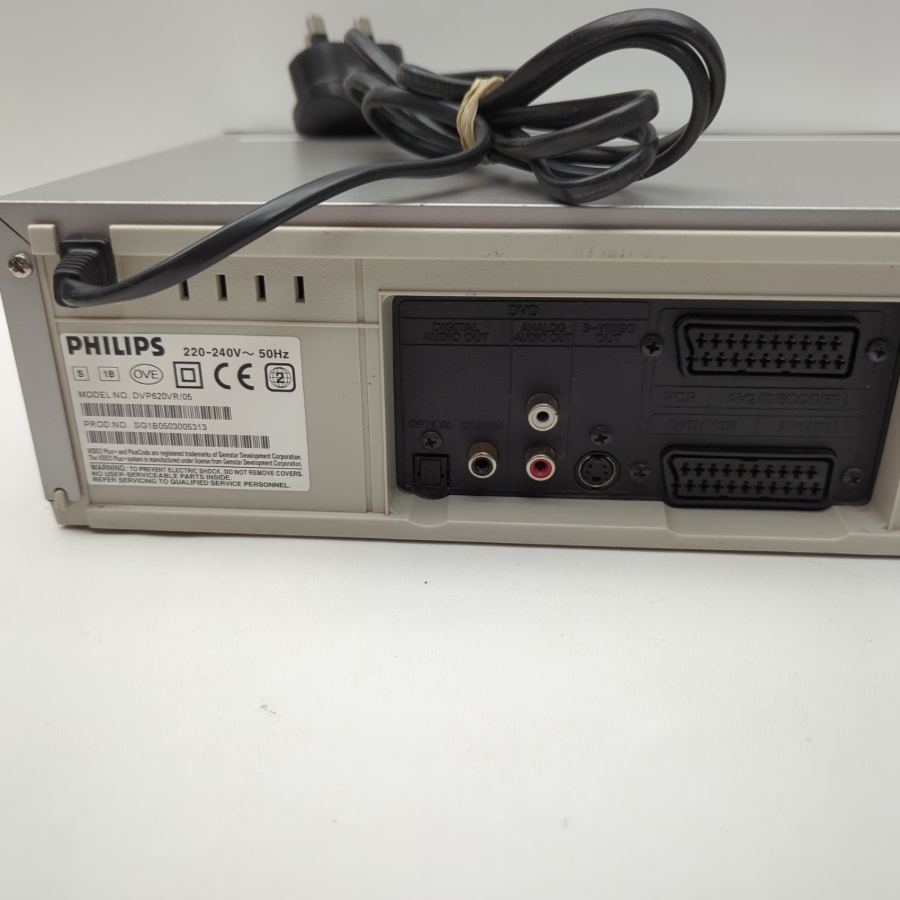 Philips DVP620VR/05 DVD VHS Combo 6 Head Stereo SCART Silver Tested Remote – image 9