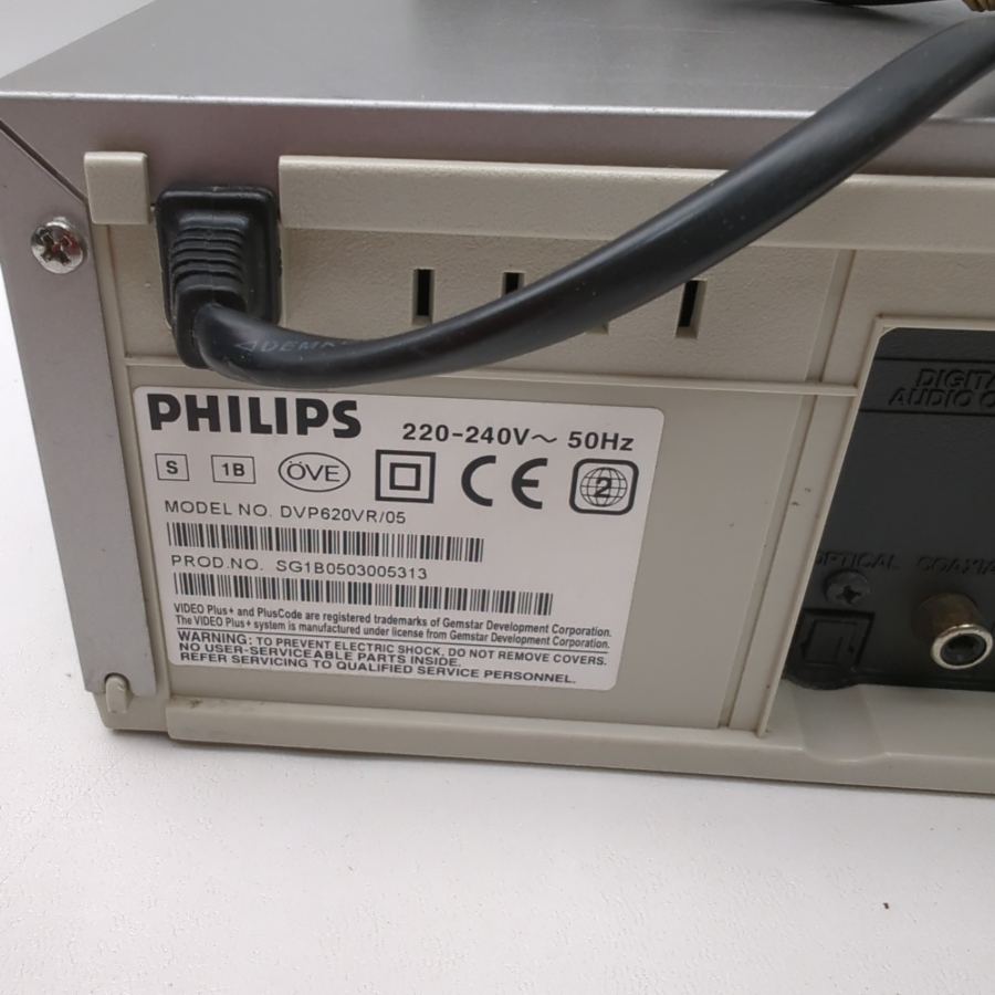 Philips DVP620VR/05 DVD VHS Combo 6 Head Stereo SCART Silver Tested Remote – image 10