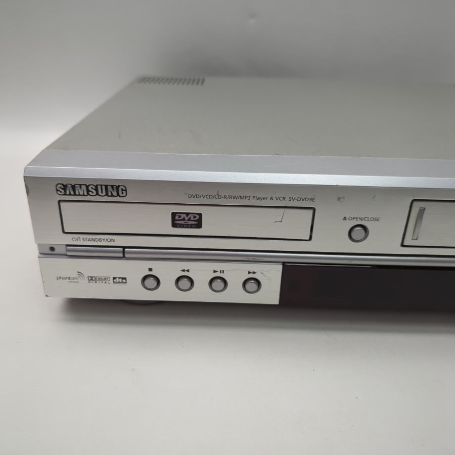 Samsung SV-DVD3E DVD / VHS VCR Combi Video Player Recorder - TESTED - Silver – image 5