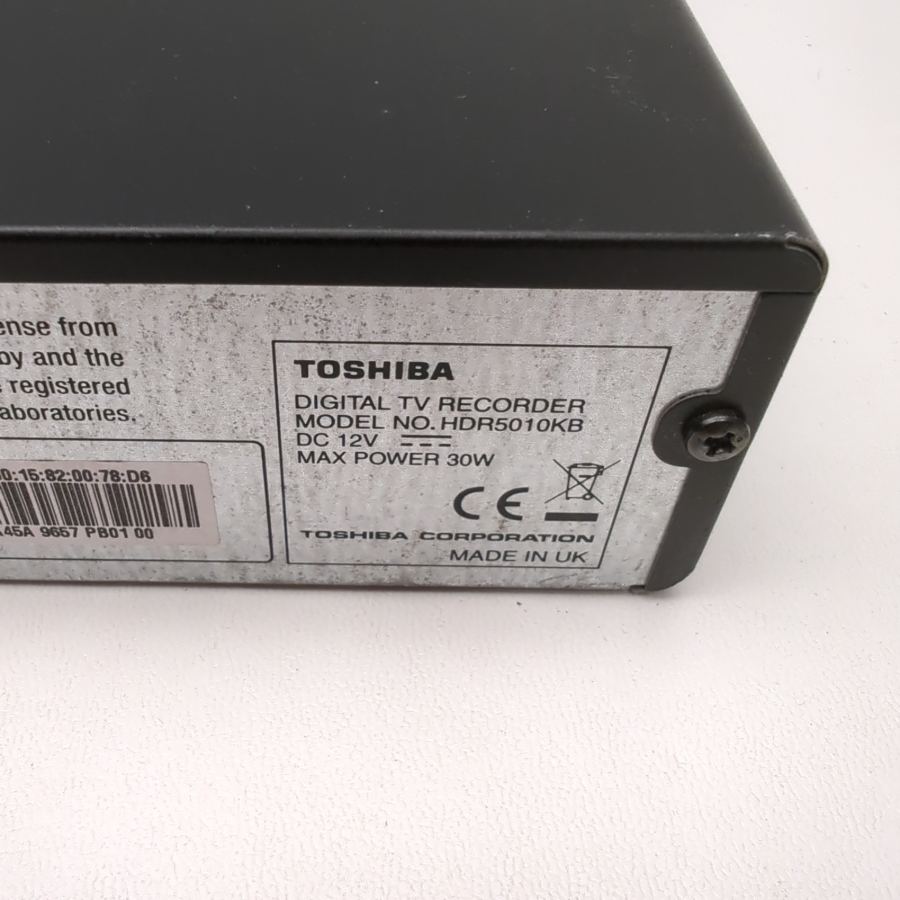 Toshiba HDR5010KB Digital TV Recorder HDMI USB Freeview Box Black Tested – image 10