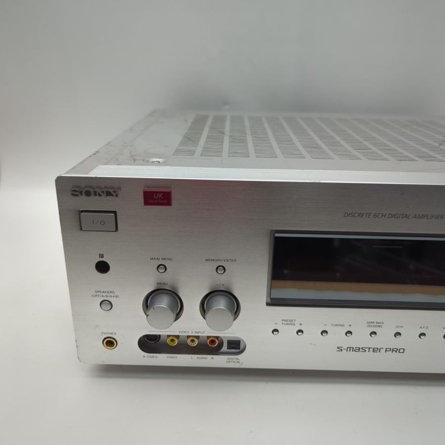 Sony STR-DB2000 7.1 AV Home Theater Receiver Silver Optical Coax Component – image 3