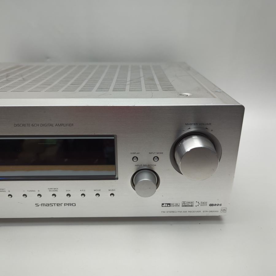Sony STR-DB2000 7.1 AV Home Theater Receiver Silver Optical Coax Component – image 4