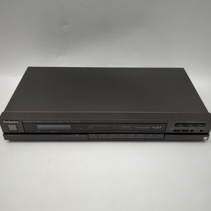 Technics ST-G45AL Quartz Synthesizer LW MW FM Stereo Tuner Black 240V 9W