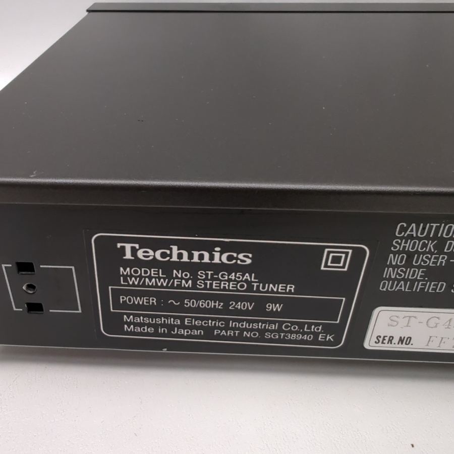 Technics ST-G45AL Quartz Synthesizer LW MW FM Stereo Tuner Black 240V 9W – image 8