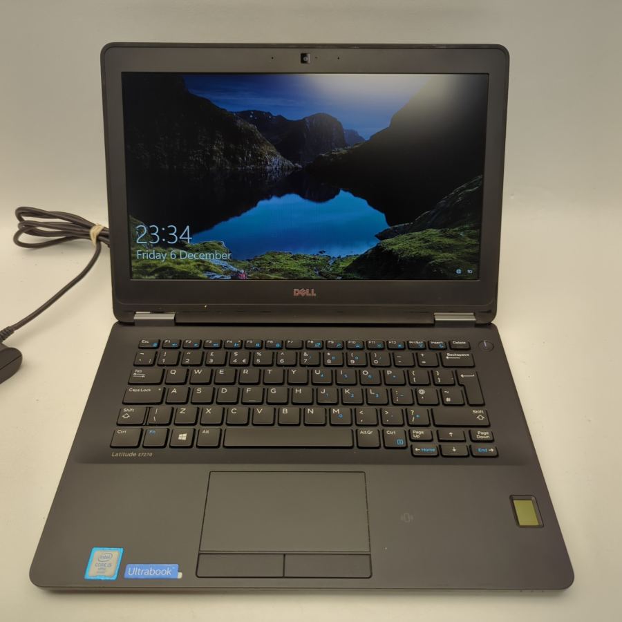 Dell Latitude E7270 Core i5 6th 6300u 8GB RAM 120GB SSD 15.6In Windows 10 Black