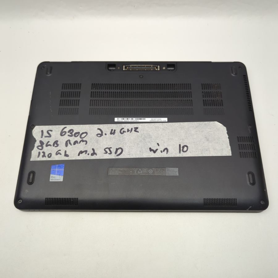 Dell Latitude E7270 Core i5 6th 6300u 8GB RAM 120GB SSD 15.6In Windows 10 Black – image 2