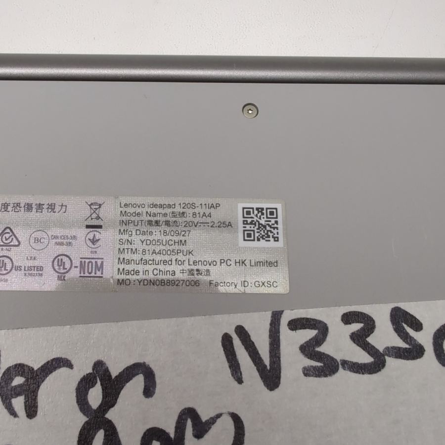 Lenovo IdeaPad 120S-11IAP Celeron N3350 4GB RAM 32GB SSD Silver with Charger – image 4
