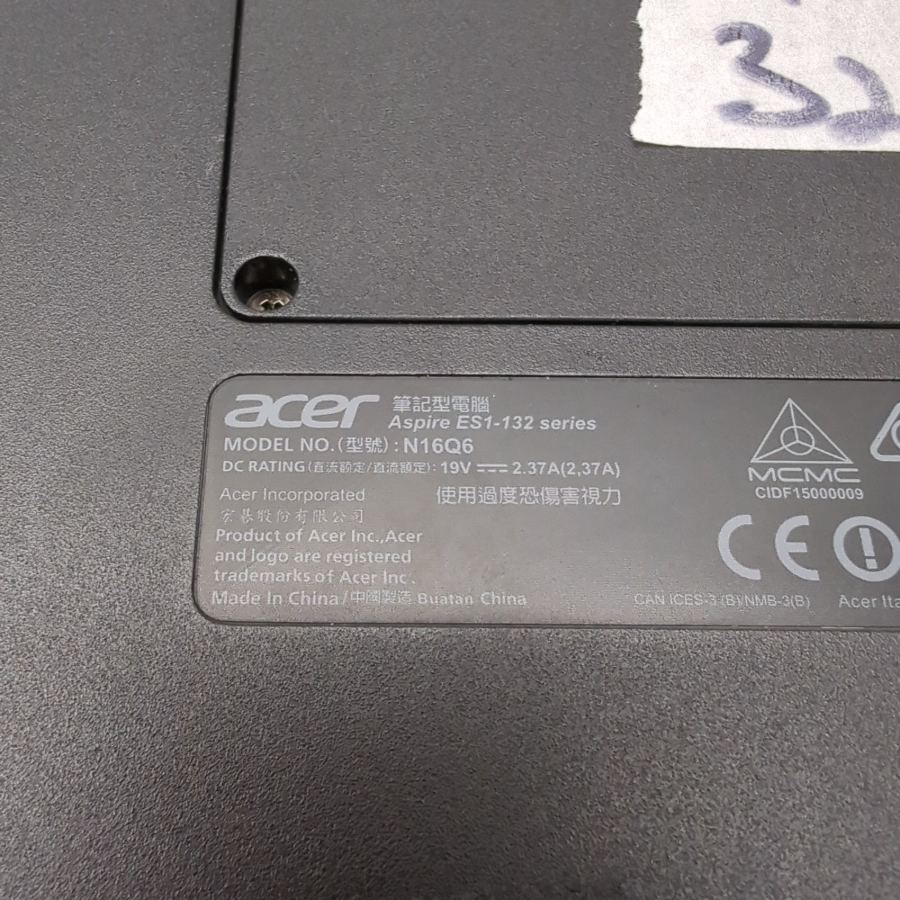Acer Aspire ES1-132-Celeron 3350 11.6" Windows 10 32GB HDD 4GB RAM – image 8