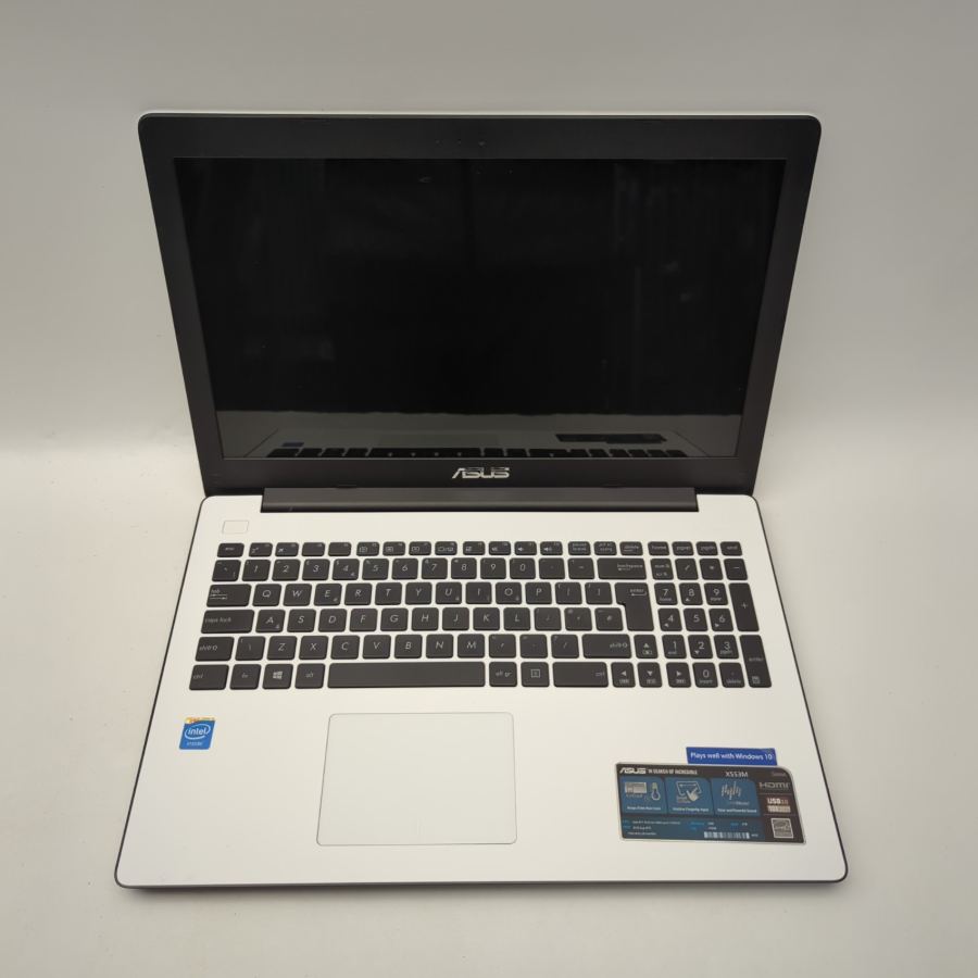 White ASUS X553M Laptop Intel Celeron N2840 WIN 10 4GB RAM 240GB SSD New Battery