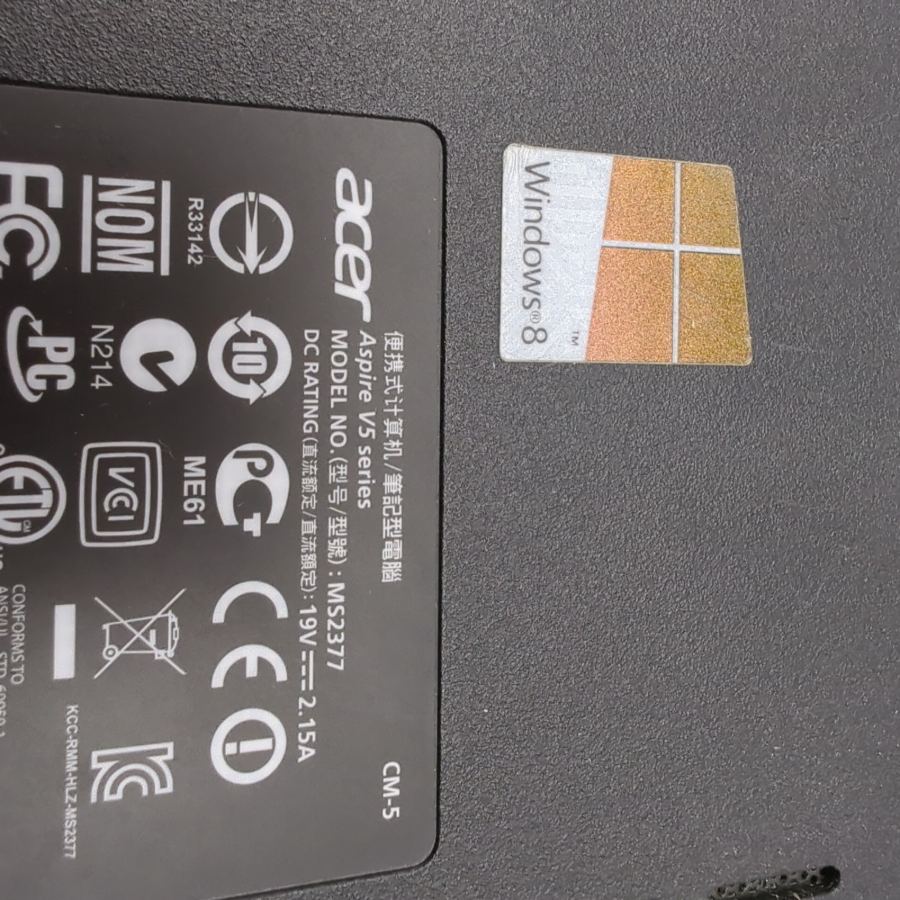 Acer Aspire V5-122P AMD A6-1450m 4GB RAM 500Gb HDD Windows 10 Touchscreen Silver – image 2