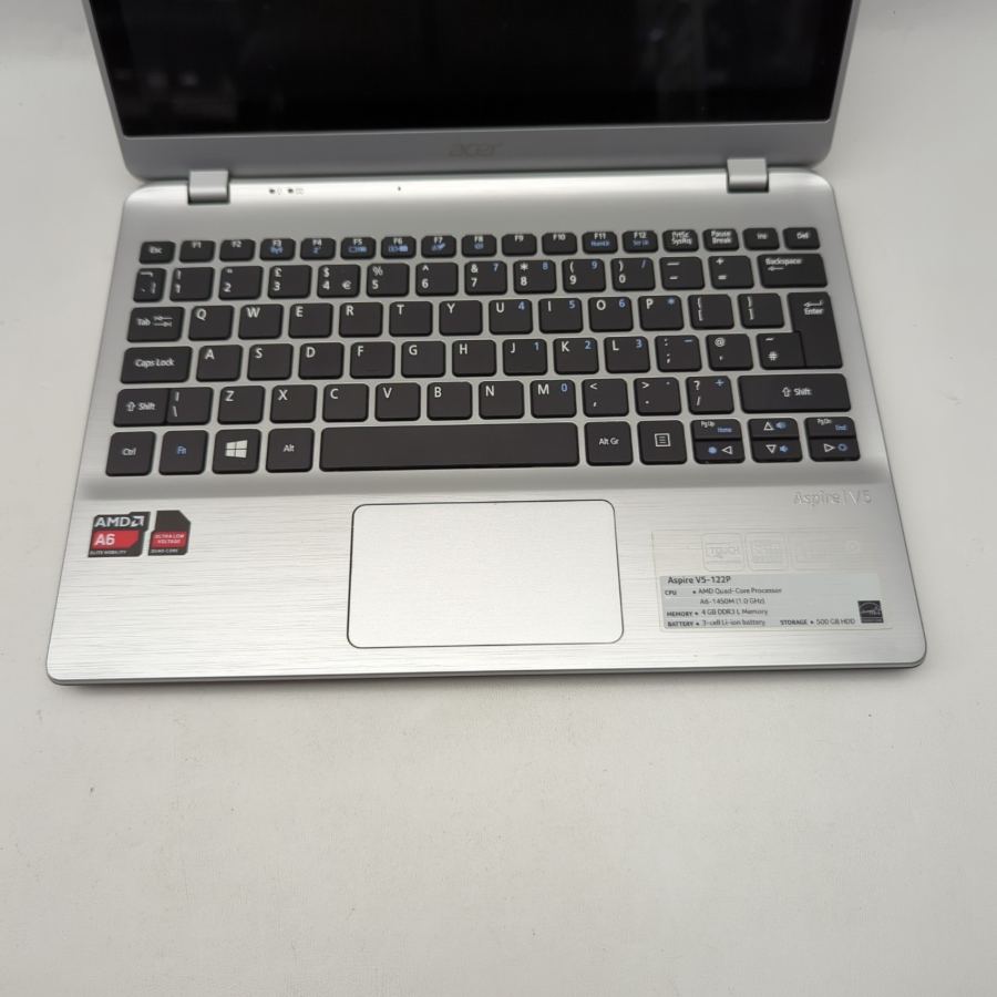 Acer Aspire V5-122P AMD A6-1450m 4GB RAM 500Gb HDD Windows 10 Touchscreen Silver – image 11